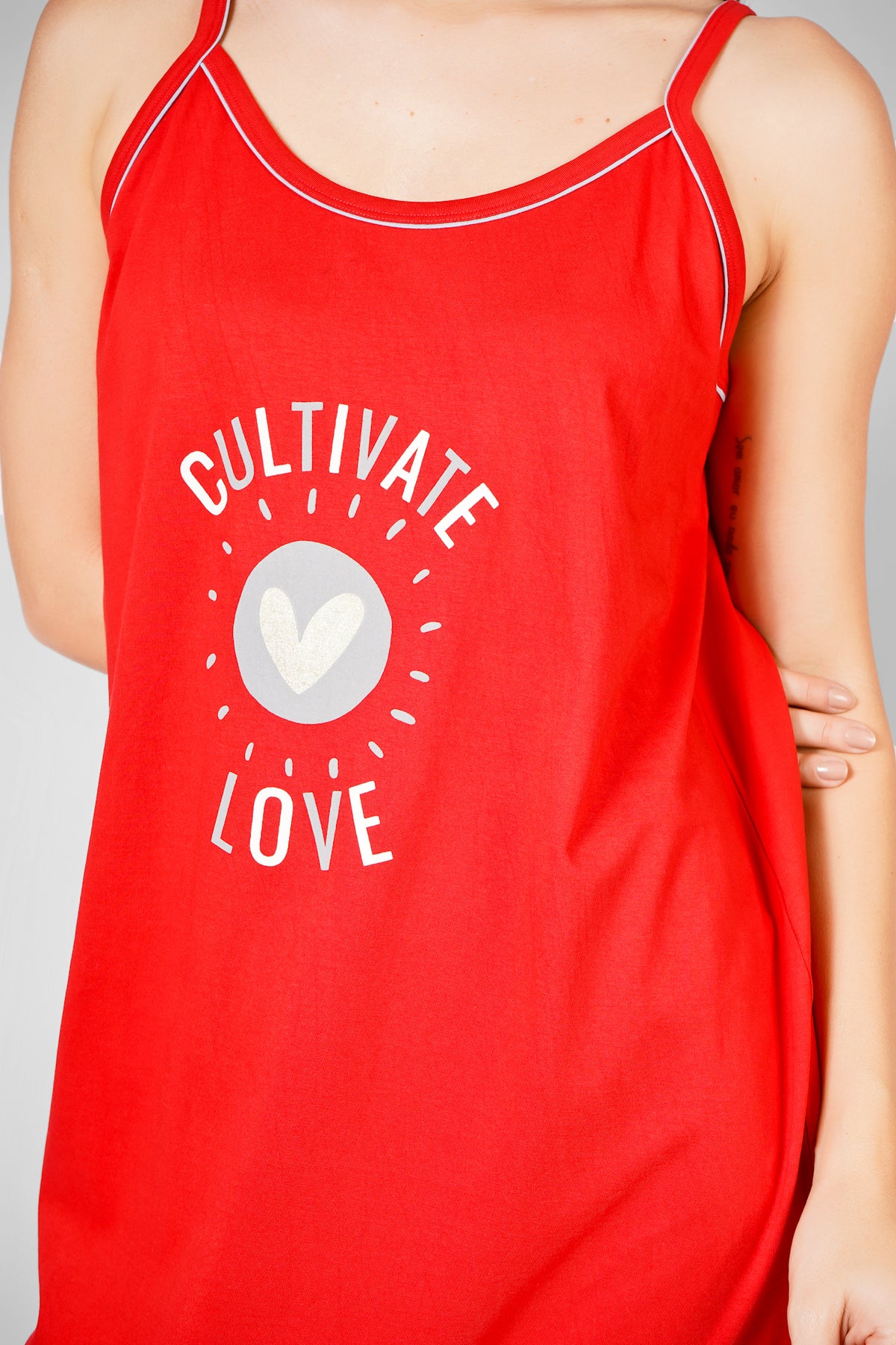 Cultivate Love Spaghetti Nightdress