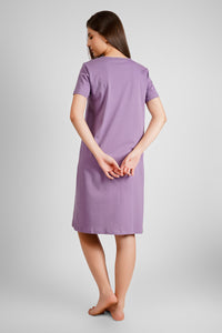 Purple Keep The Ocean Clean  Nightdress