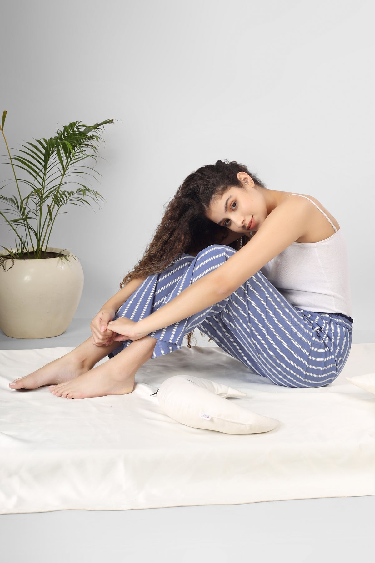 Midnight Mist Viscose Bottoms