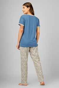 Blue Floral Whispers Pj St