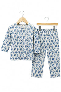 Hot Air Ballon Kurta Pyjama Set