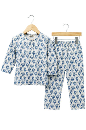 Hot Air Ballon Kurta Pyjama Set