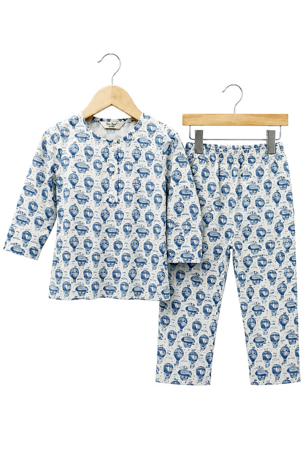 Hot Air Ballon Kurta Pyjama Set