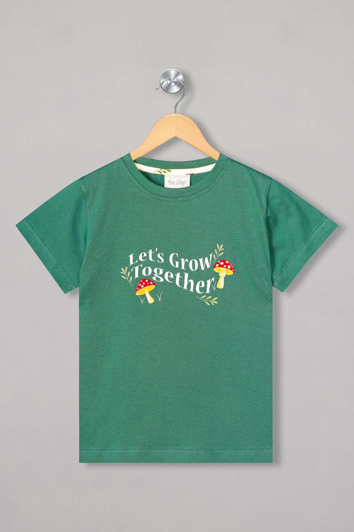 Let's Grow Together Green Pyjama Set For Girls 3