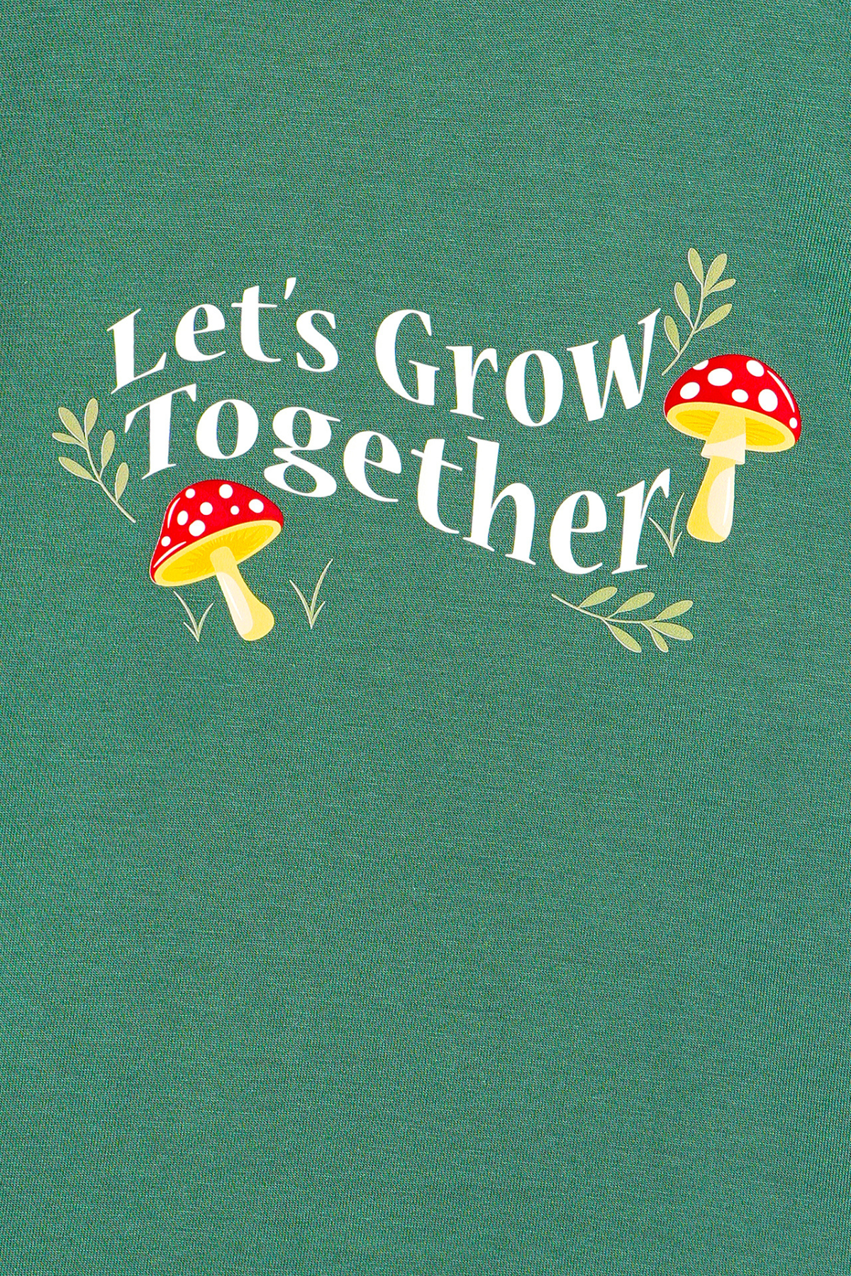 Let's Grow Together Green Pyjama Set For Girls 2