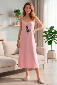 Girl With Basket  Nightdress