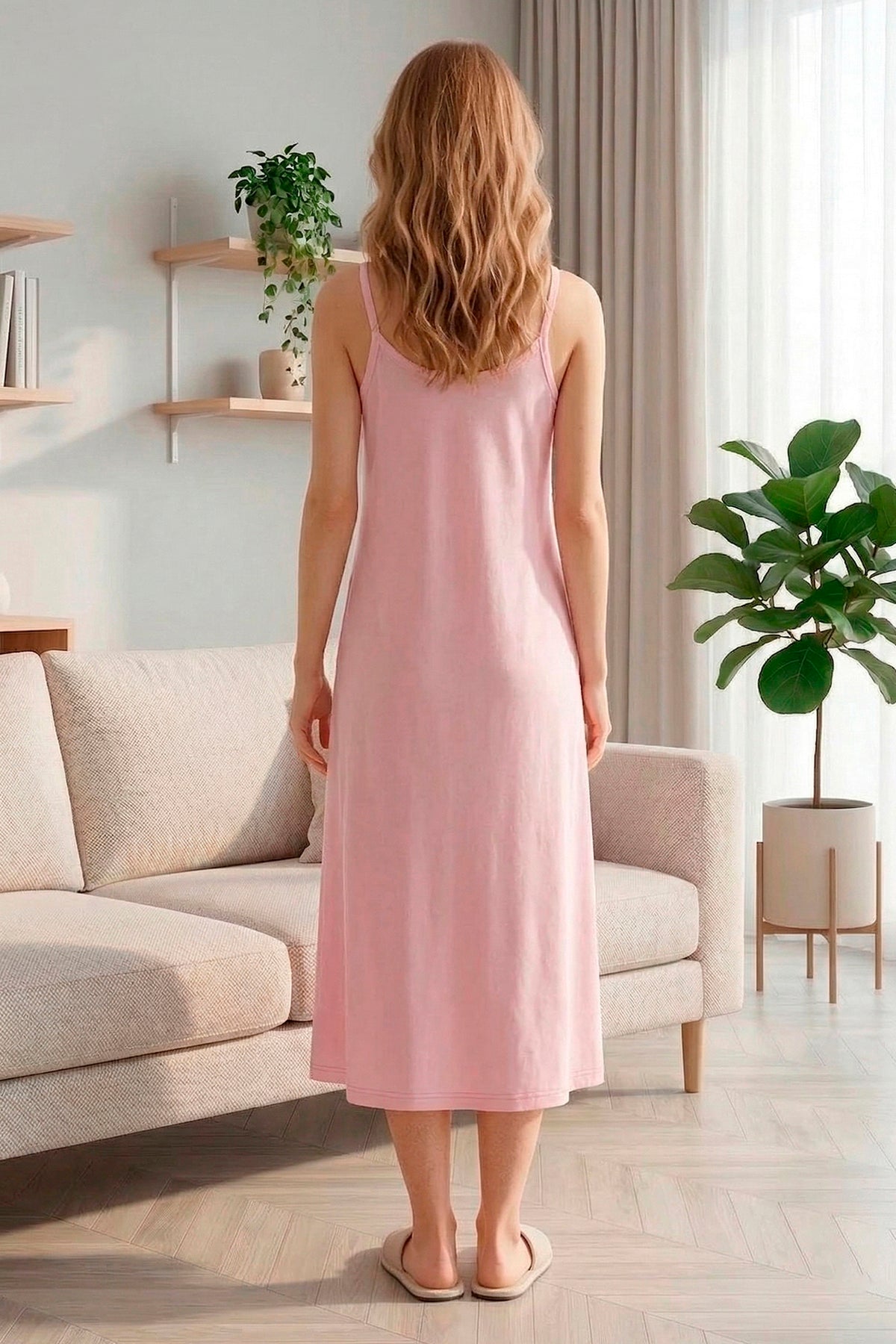 Girl With Basket  Nightdress