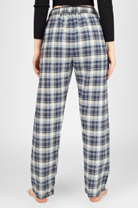 Navy Dusky Delight Flannel Pyjama For Women 6