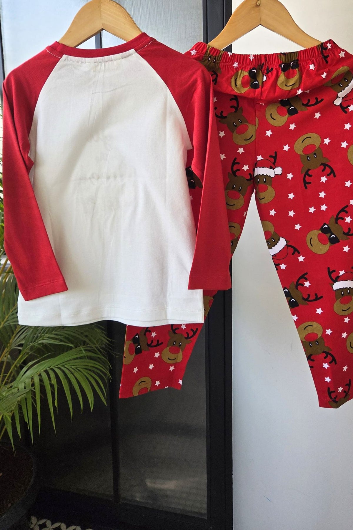 Santa's Nice List Reindeer Pyjama Set (Girl)