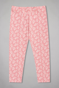 Peach Dreamsicle Blooms Legging Set For Girls 6