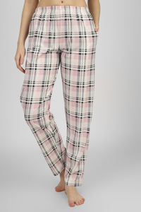 Plaid & Pleats Short Sleeves Pyjama Set For Women 8