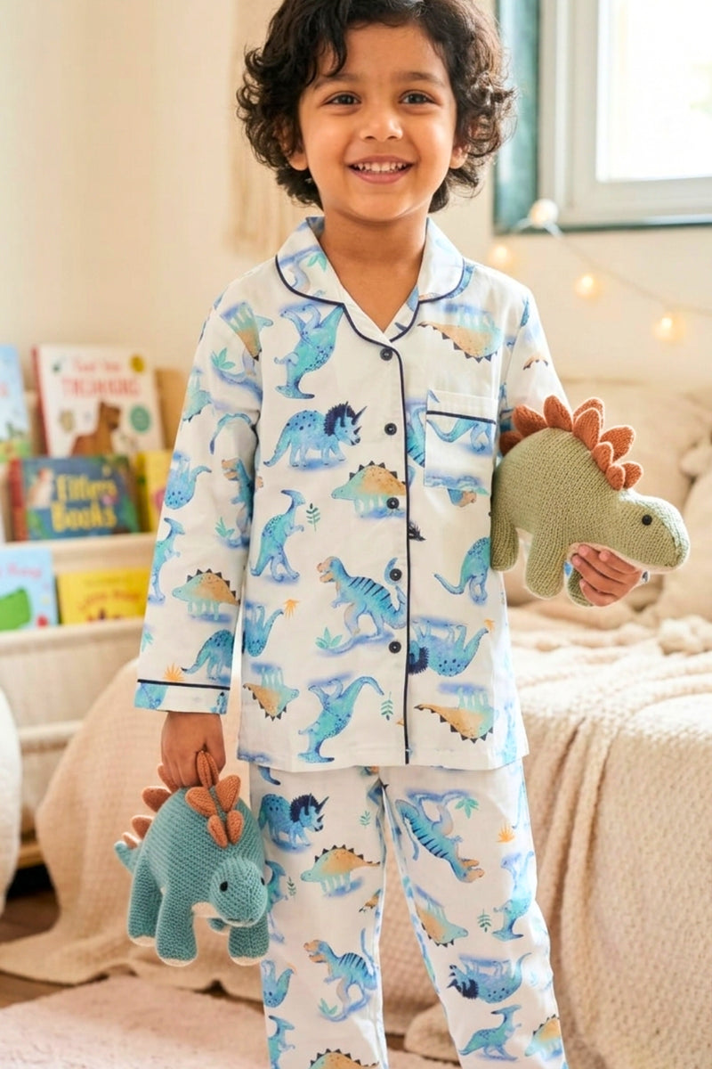 Roar & Snore Cotton Pyjama Set Girls/Boys