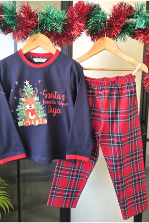 Santa's Favourite Helper Pyjama Set (Girl)
