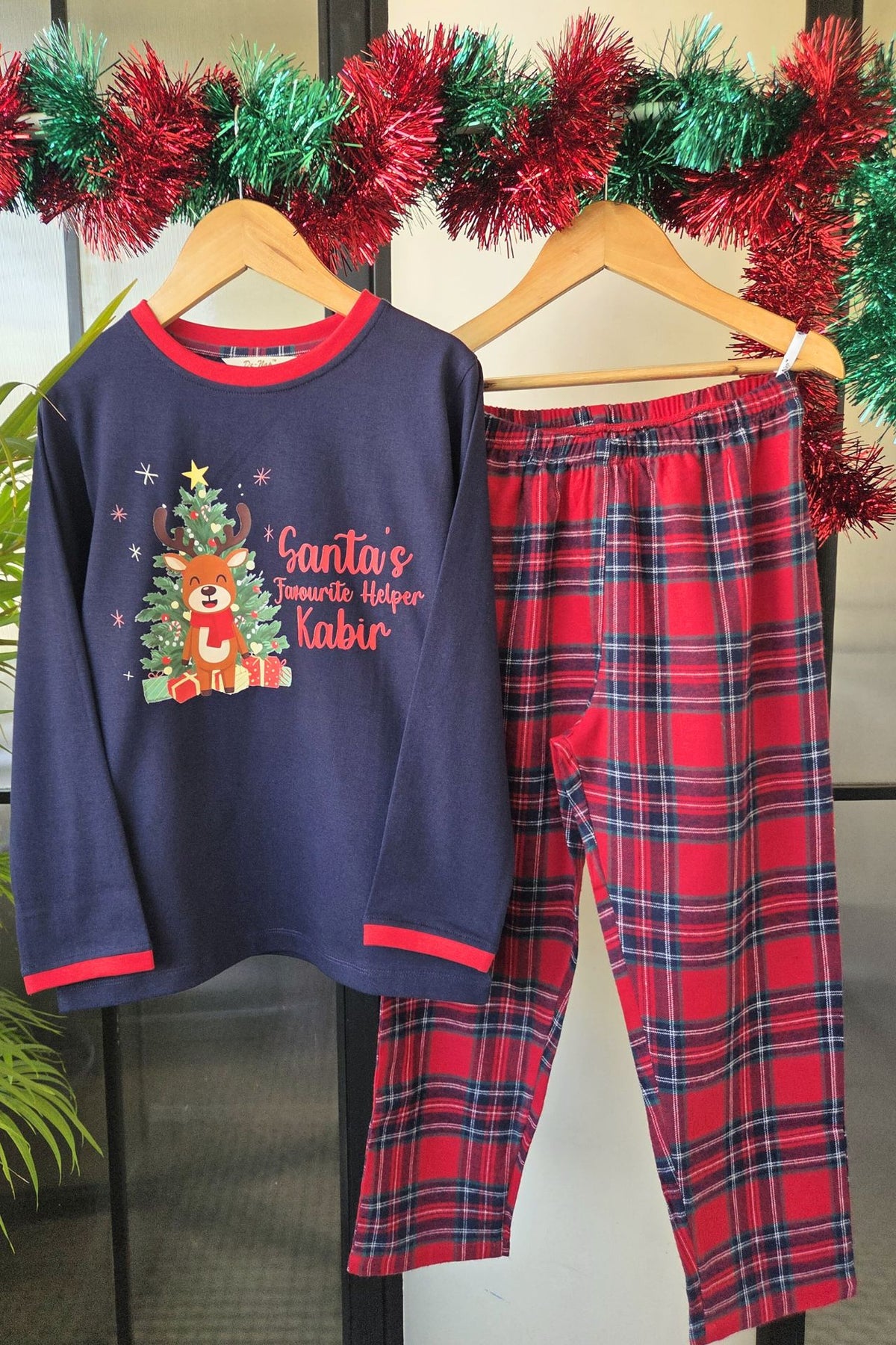 Santa's Favourite Helper Pyjama Set (Boy)
