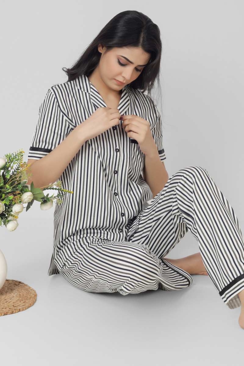 Timeless Stripe Serenade Pyjama Set