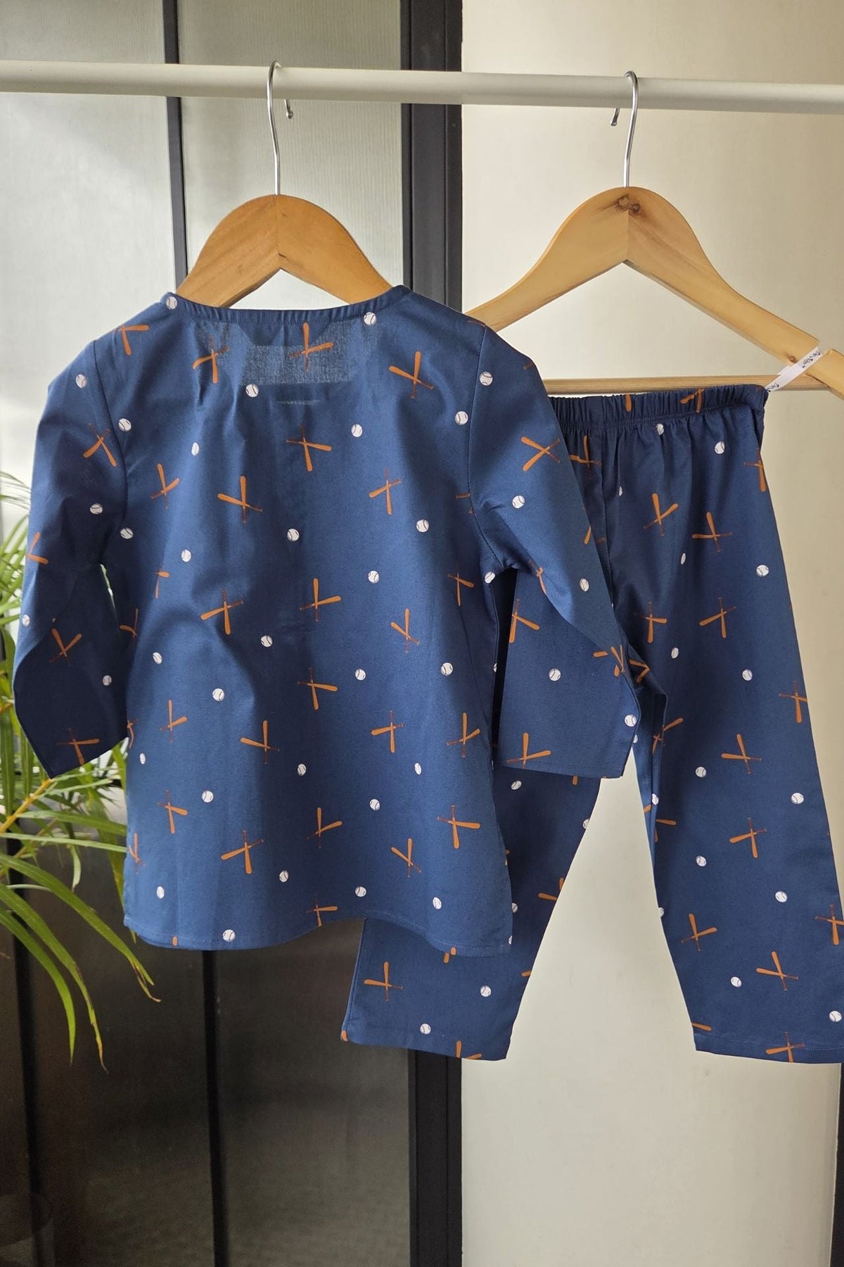 Baseball Kurta - Pyjama Set Girls / Boys - De - Nap.in - Nightwear