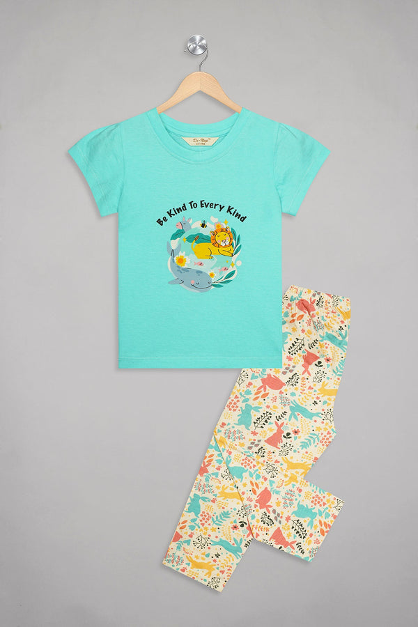 Be Kind To Our Earth Pj Set - De - Nap.in - Nightwear