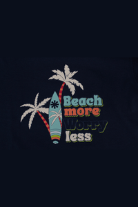 Beach More Worry Less Pyjama Set - De - Nap.in - Nightwear
