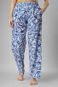 Blue Paisley Love Coord Set - De - Nap.in - Nightwear