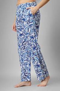 Blue Paisley Love Coord Set - De - Nap.in - Nightwear