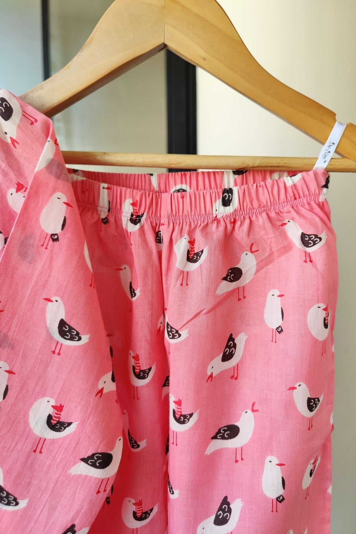 Blush Breeze Mul Kurta Pyjama Set - De - Nap.in - Nightwear