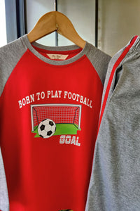 Born To Play Football Pyjama Set - De - Nap.in - Nightwear