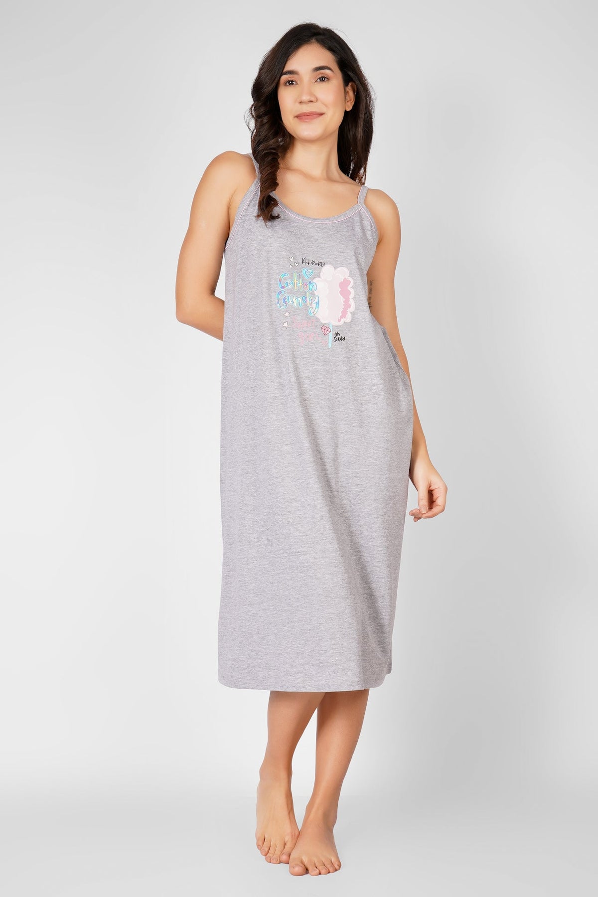 Candy Cloud Spaghetti Nightdress - De - Nap.in - Nightwear