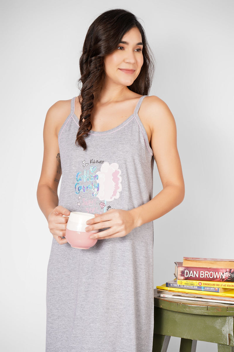 Candy Cloud Spaghetti Nightdress - De - Nap.in - Nightwear