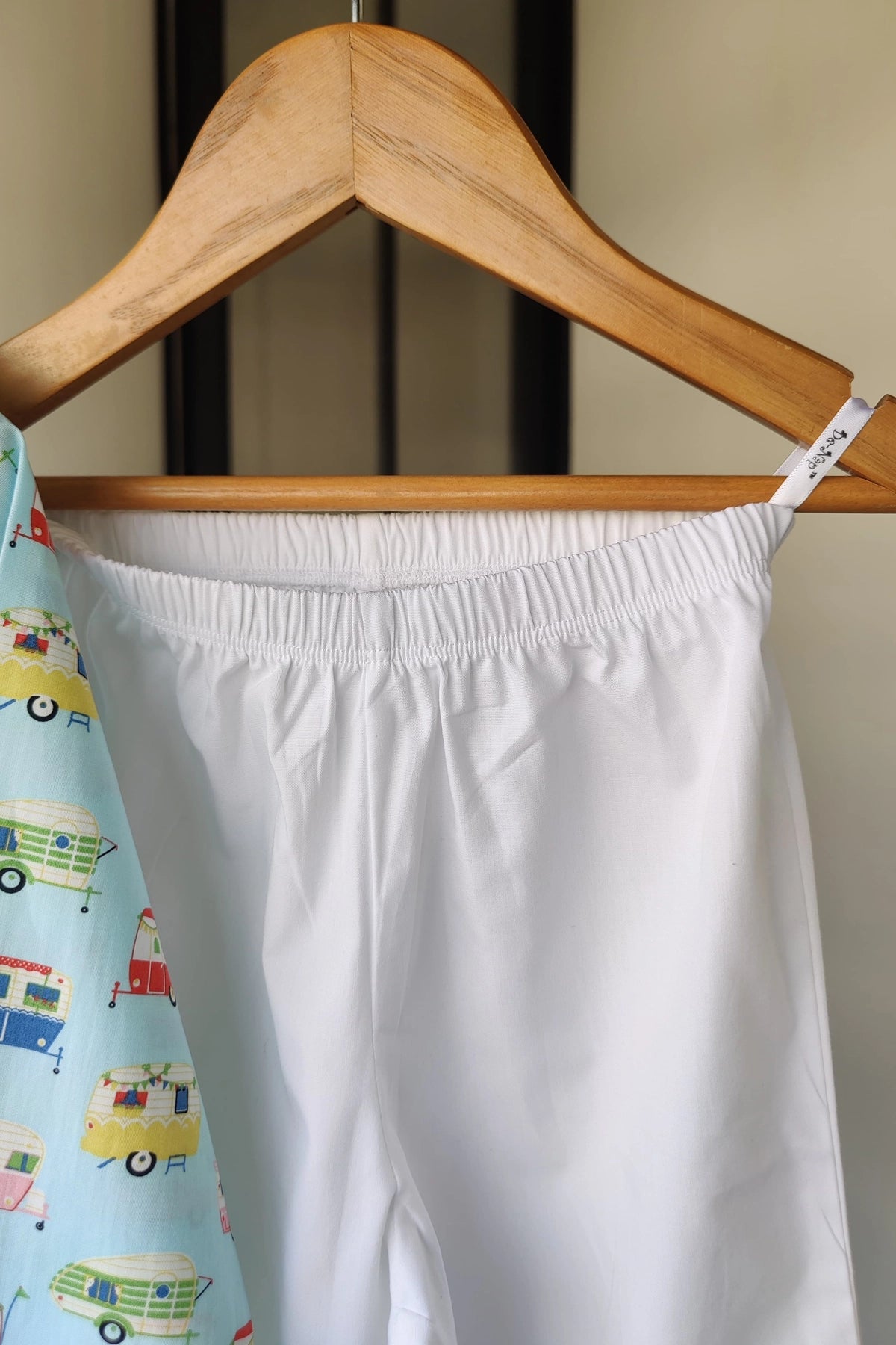 Caravan Dreams Blue Cotton Kurta Pyjama Set - De - Nap.in - Nightwear