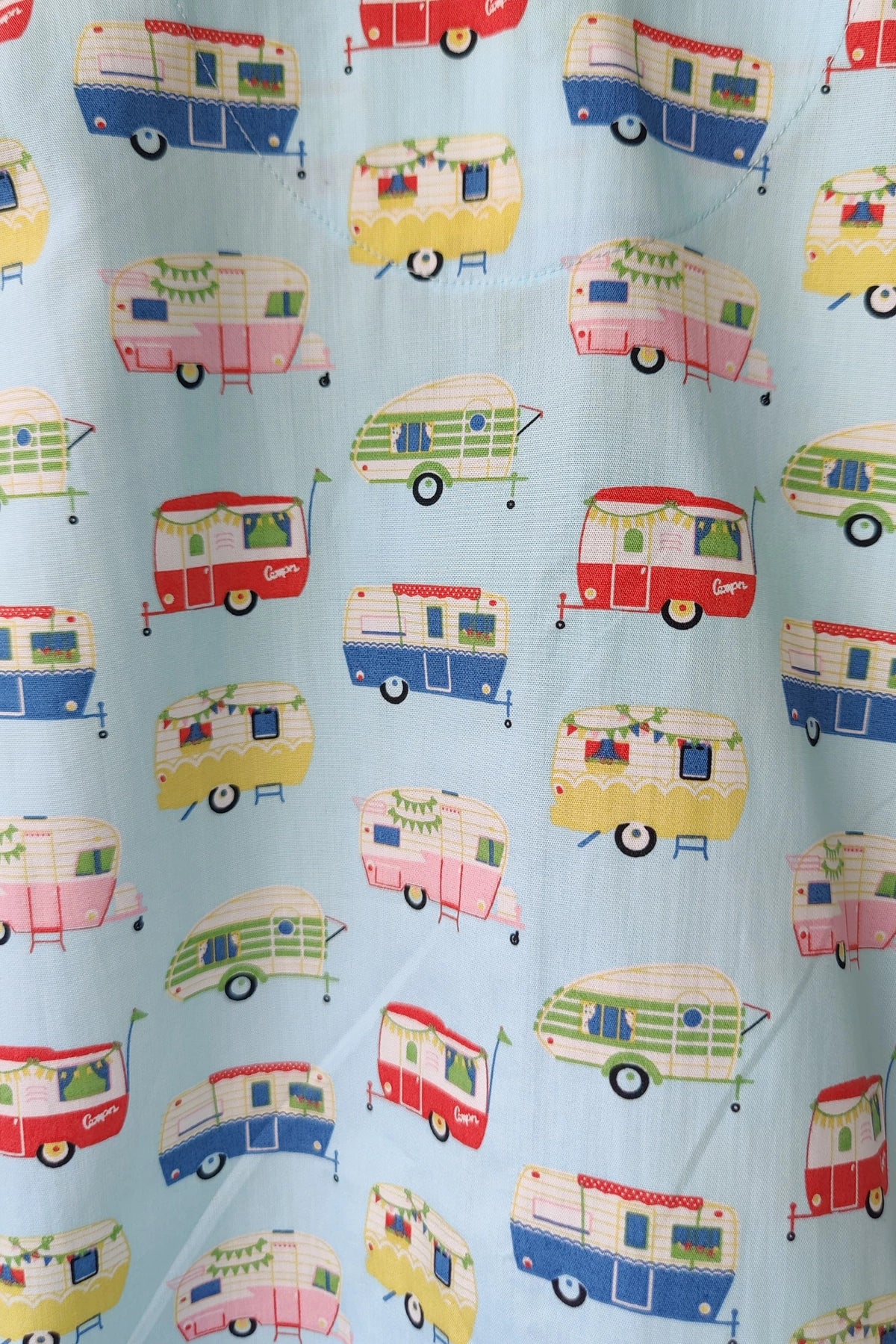 Caravan Dreams Blue Cotton Pyjama Set