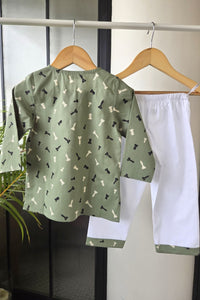 Checkmate Kurta Pyjama Set Girls / Boys - De - Nap.in - Nightwear