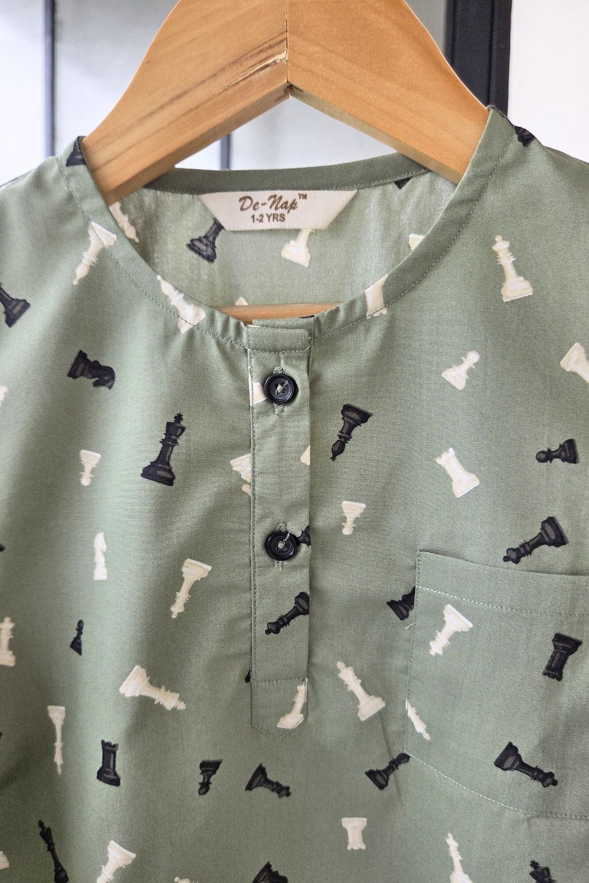 Checkmate Kurta Pyjama Set Girls / Boys - De - Nap.in - Nightwear