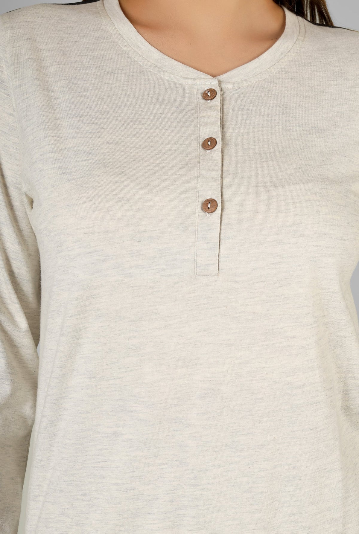 Classic Ecru Edge Lounge Set - De - Nap.in - Nightwear