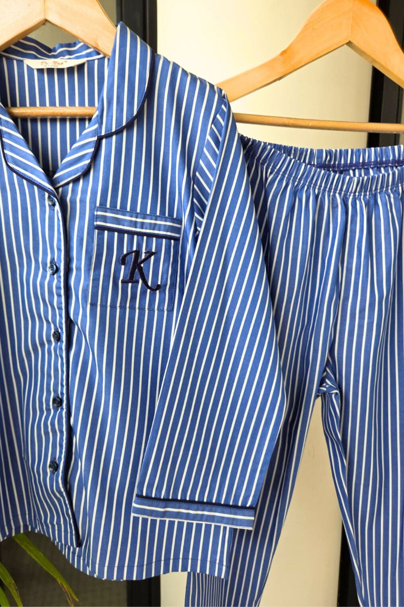 Classic Navy Pyjama Set - De - Nap.in - Nightwear