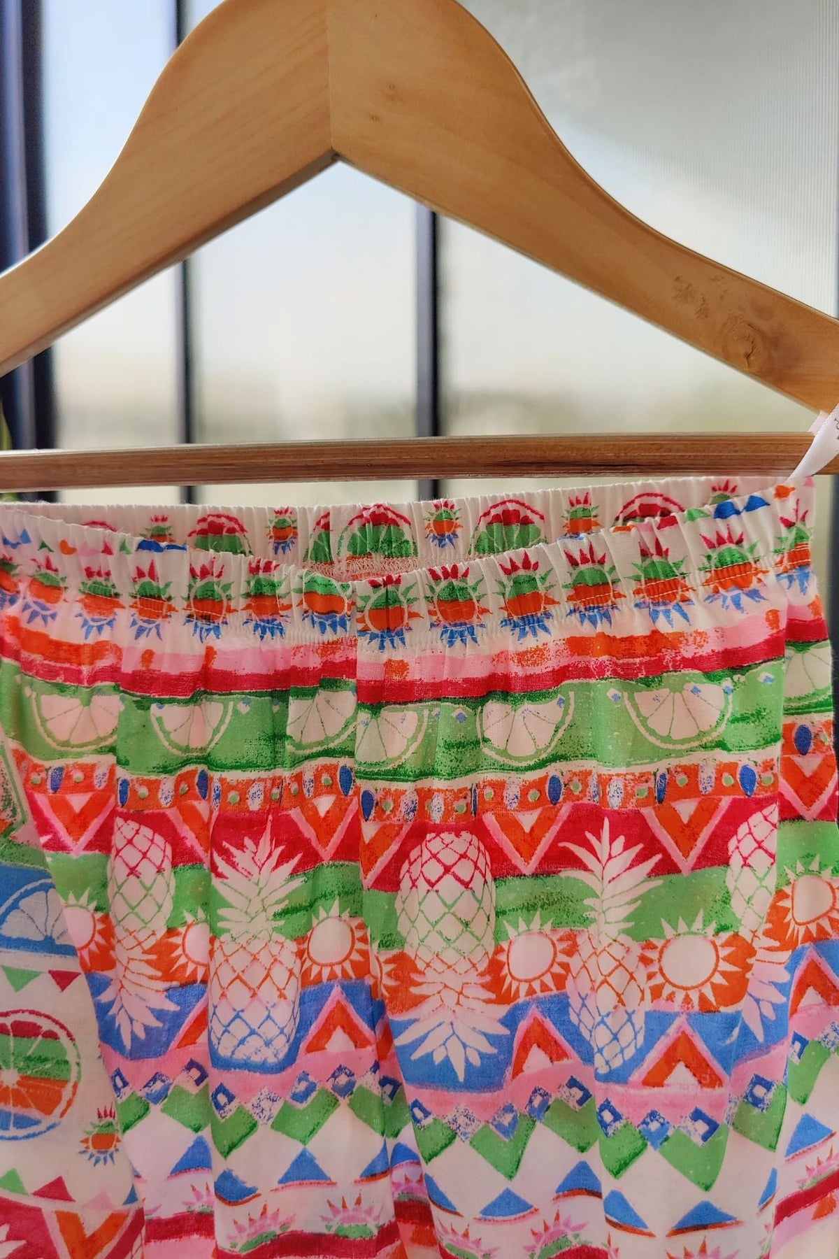 Colorful Tribal Print Kurta Pyjama Set - De - Nap.in - Nightwear