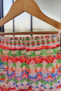 Colorful Tribal Print Kurta Pyjama Set - De - Nap.in - Nightwear