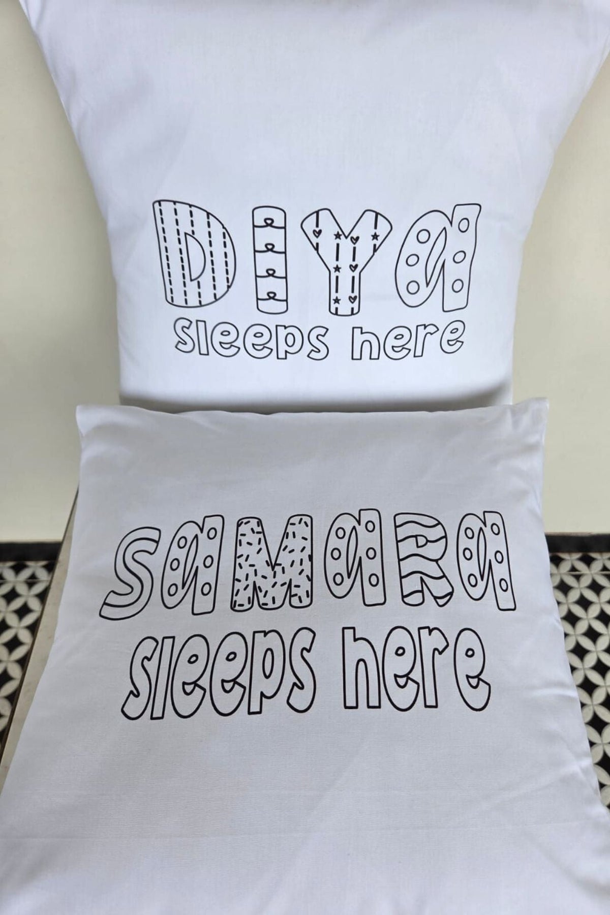 Colour a Cushion - De - Nap.in - Nightwear