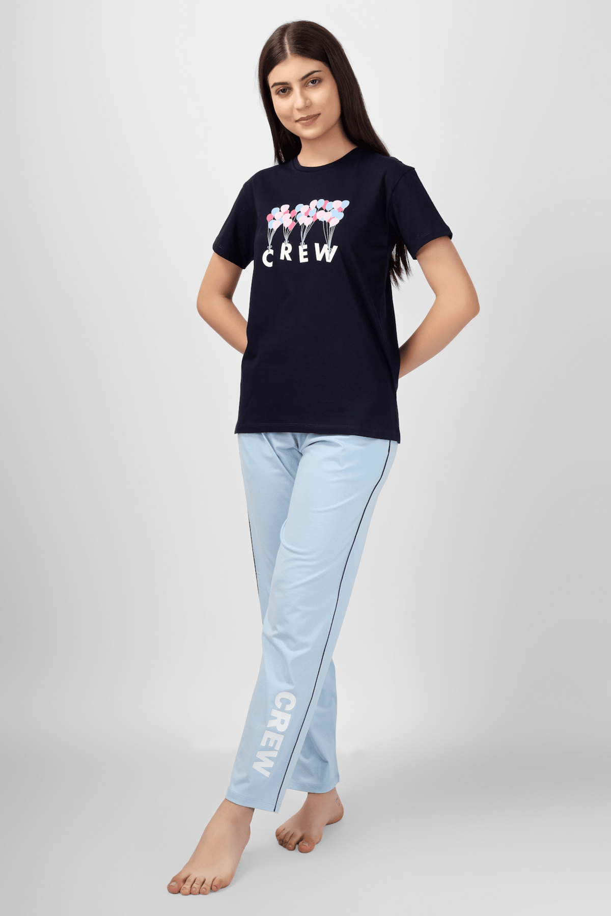 Crew Pyjama Set - De - Nap.in - Nightwear