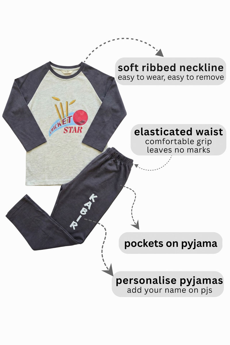 Cricket Star Pyjama Set