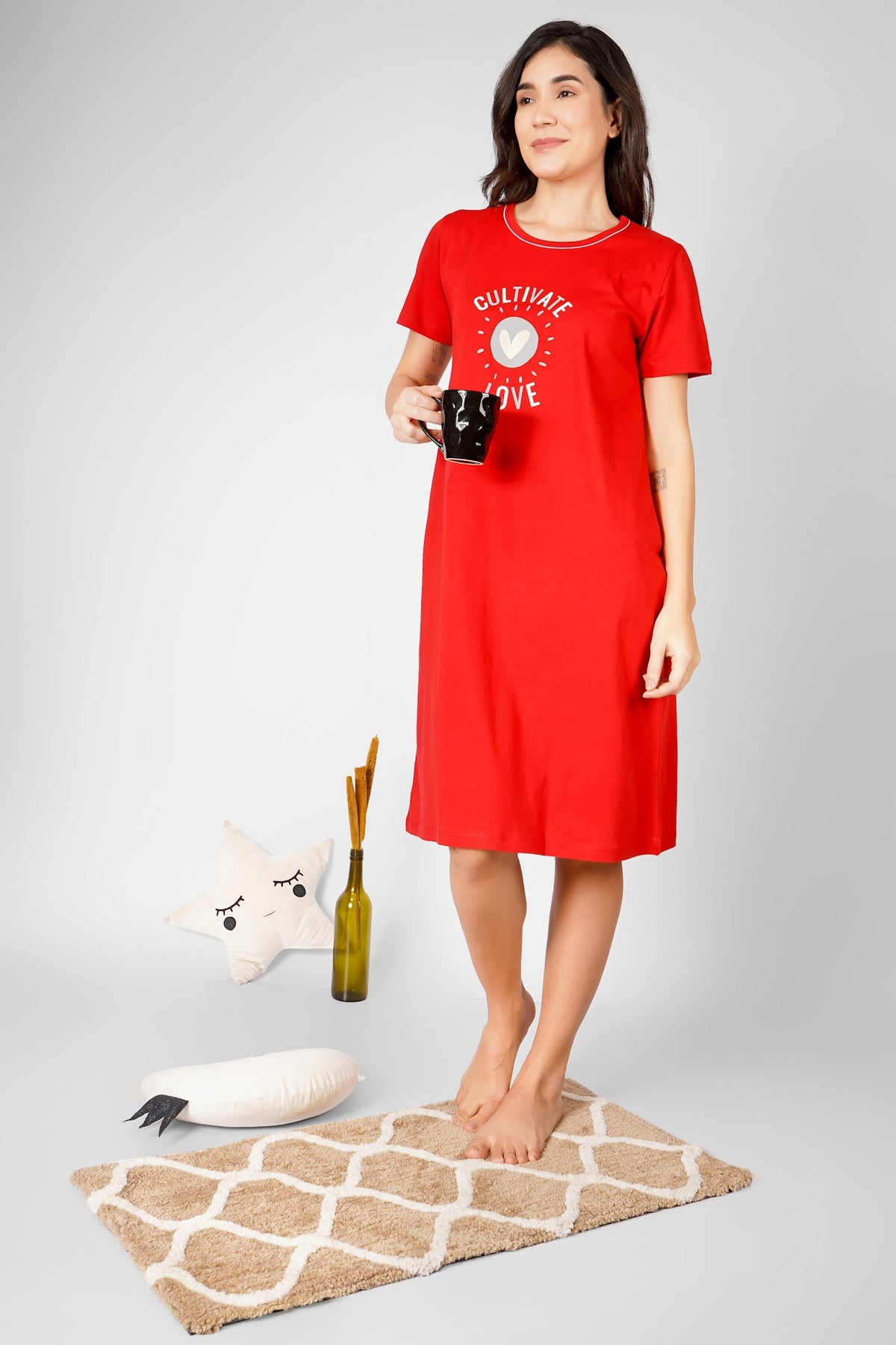 Cultivate Love Nightdress - De - Nap.in - Nightwear