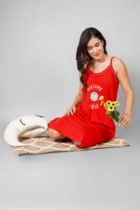 Cultivate Love Spaghetti Nightdress - De - Nap.in - Nightwear