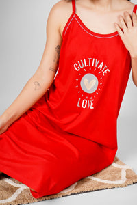 Cultivate Love Spaghetti Nightdress - De - Nap.in - Nightwear