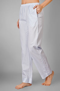 Dreamy Blue Stripes Pyjama Set - De - Nap.in - Nightwear