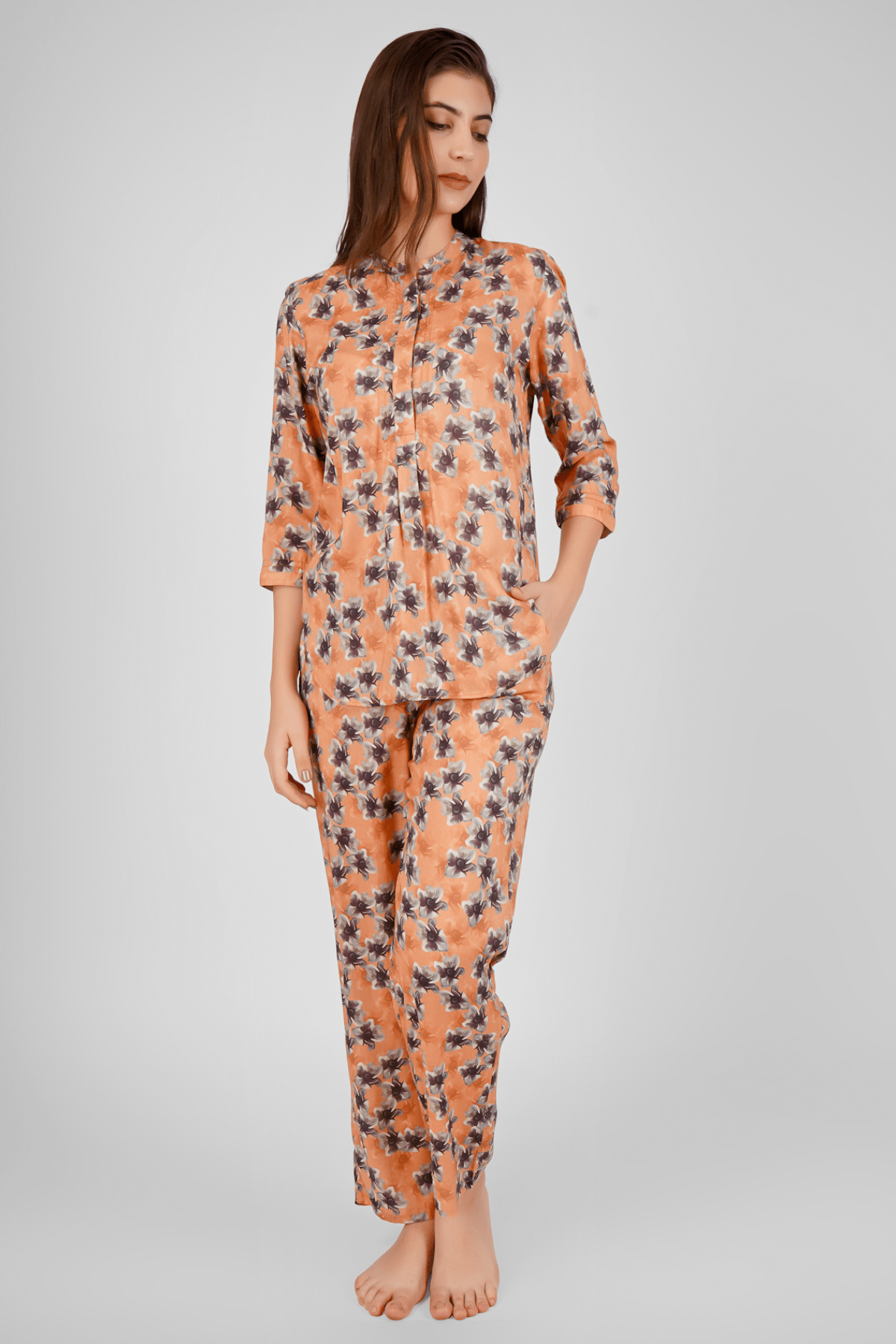 Dusk Blossom Co - ord Set - De - Nap.in - Nightwear
