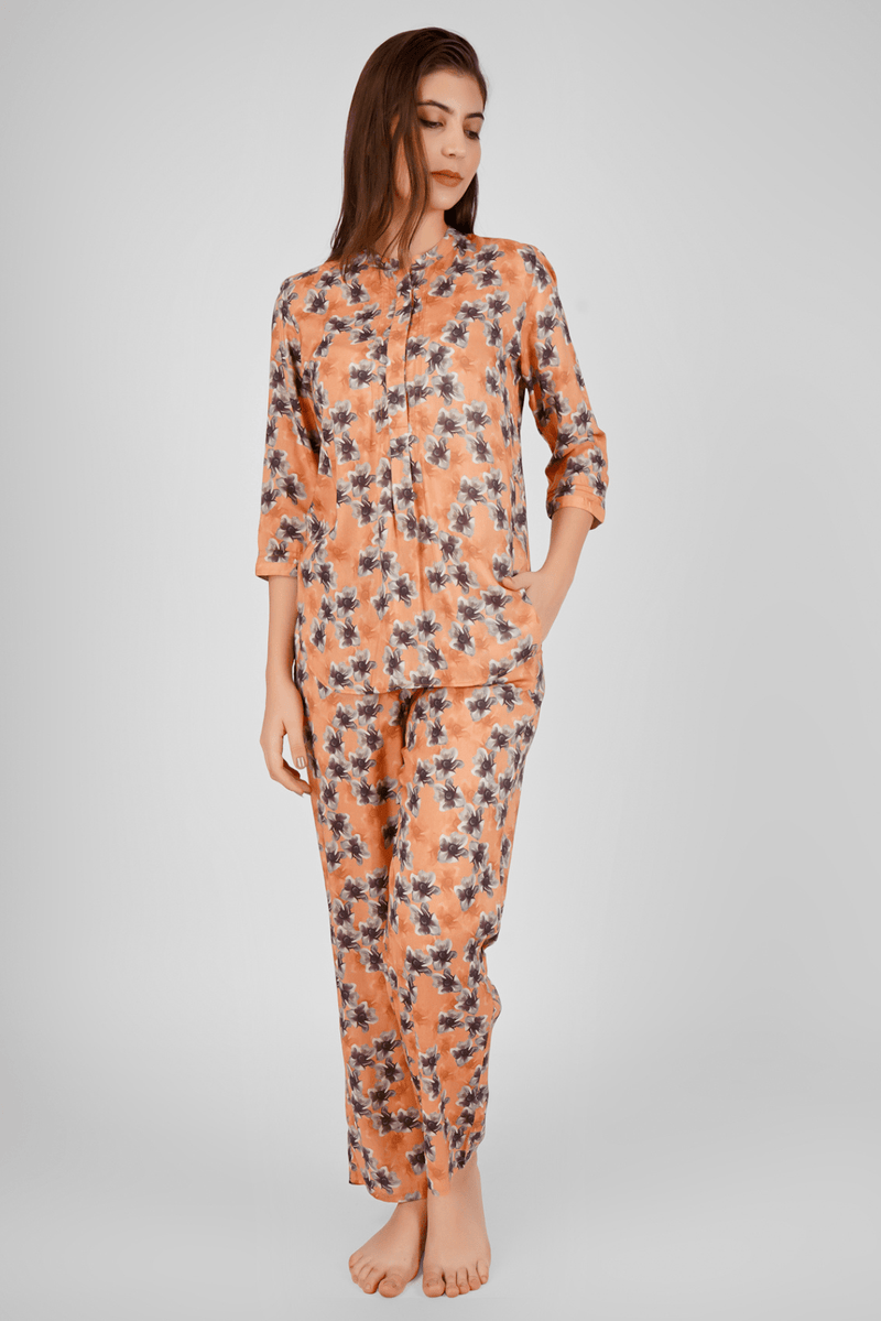 Dusk Blossom Co - ord Set - De - Nap.in - Nightwear