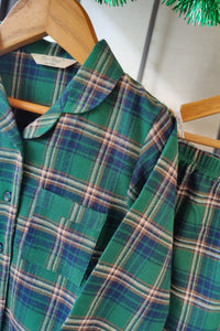 Evergreen Nights Flannel Pyjama Set (Girl) - De - Nap.in - Nightwear