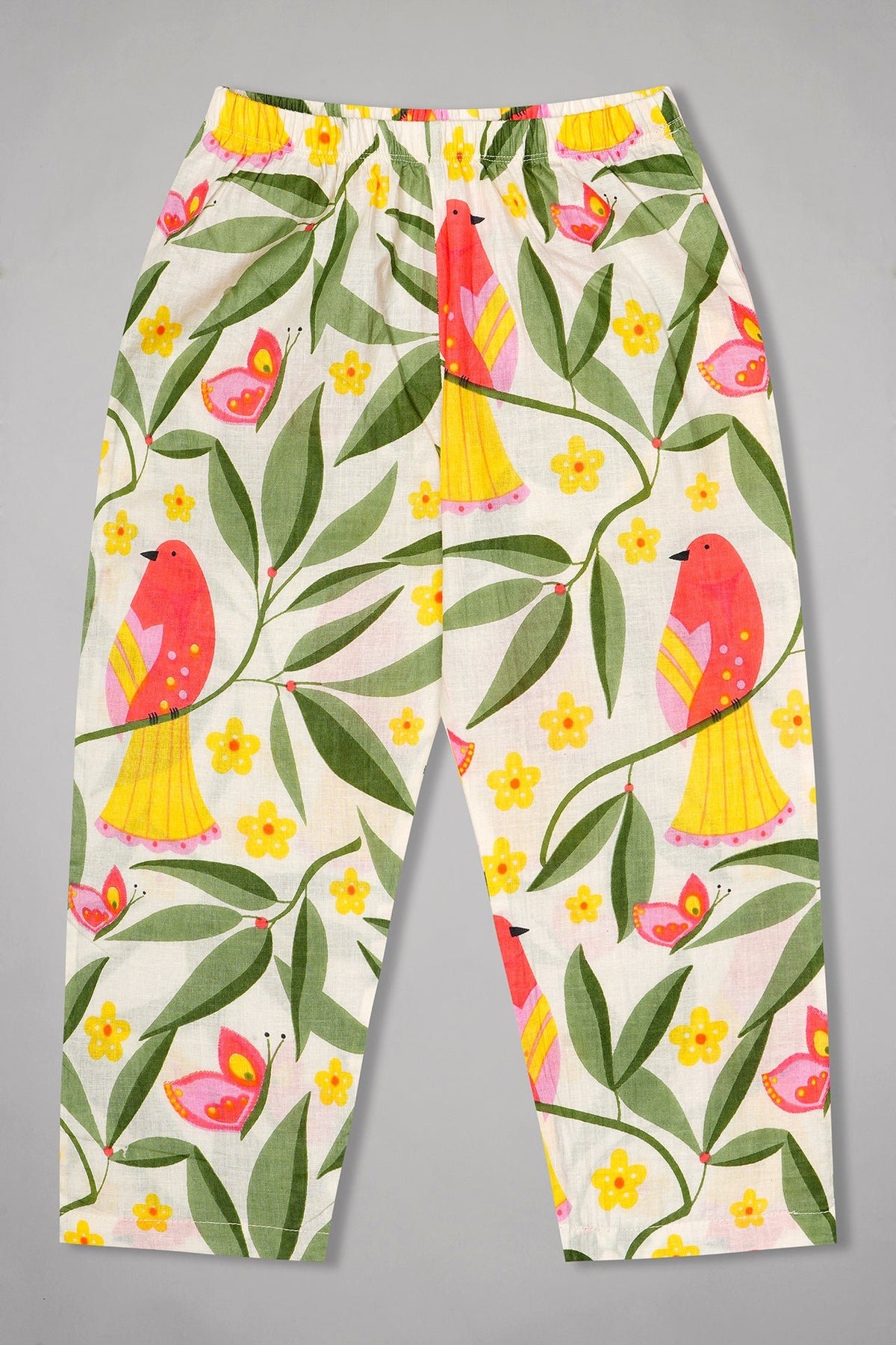 Feathered Floral Kurta Pyjama Set - De - Nap.in - Nightwear