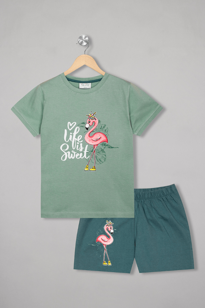 Flamingo Fabulousness Shorts Set - De - Nap.in - Nightwear