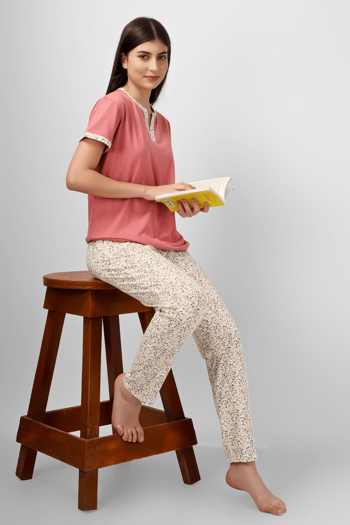 Floral Whispers Pyjama Set - De - Nap.in - Nightwear