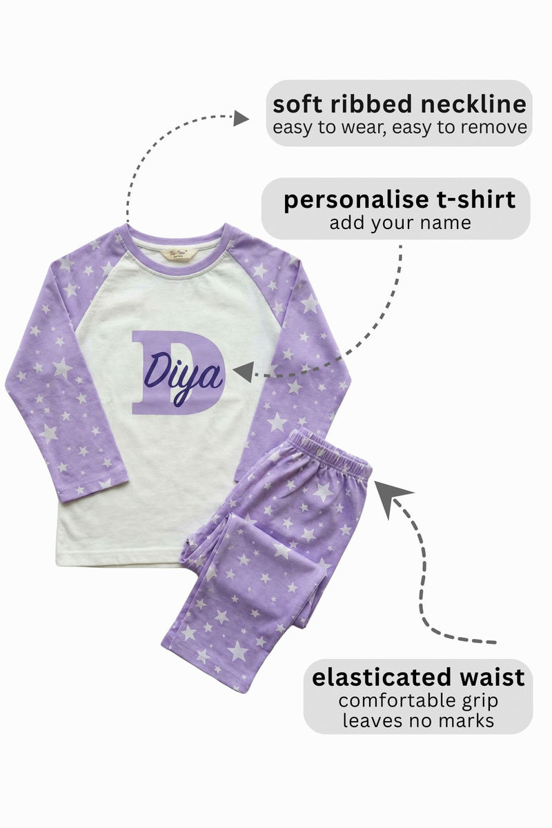 My Star Pyjama Set Purple